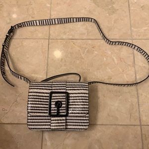 Rebecca Minkoff Snakeskin Effect Striped Crossbody